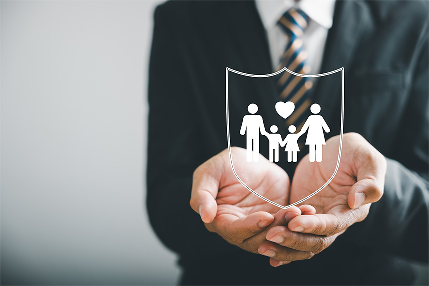 Keyman insurance; protective shield.